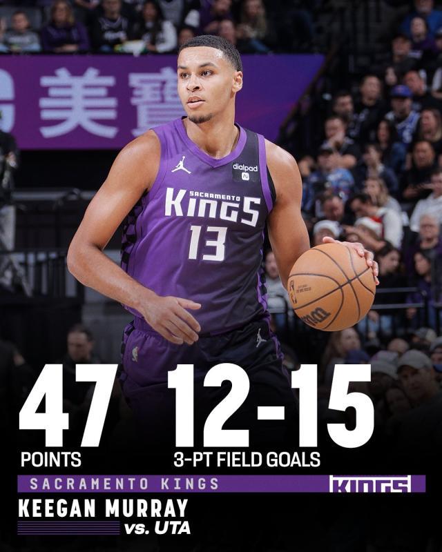 12记三分超科比 11连中创历史！穆雷神准惊动库里